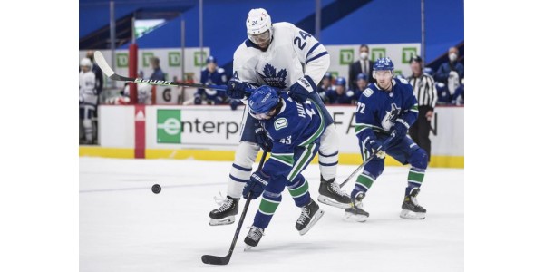 Vancouver Canucks keerde na een maand terug naar de wedstrijd